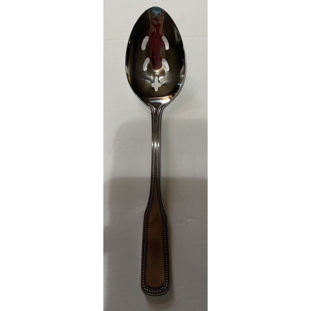 "1776' Stainless By Salem Japan 6 Piece Serving Set Beaded Edge - Picture 5 of 9